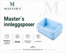 50 stk Master's® Premium innleggsposer 98×65 cm | 40 my | Til Gildekasser, kjøttkasser og Eurokasser thumbnail