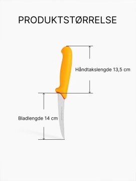 Giesser Premium-line Utbeinings-kniv - 14cm, Gul