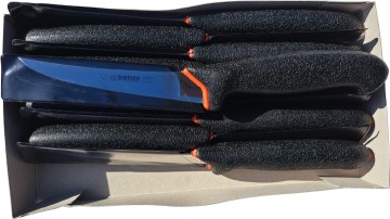 10stk Giesser Premium-line Utbeinings-kniv - 15cm, Sort - 20% Rabatt!