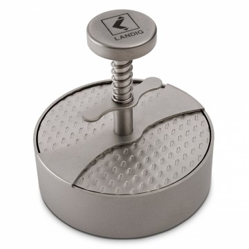 Fjærbelastet Hamburger presse - Ø 110mm. 
