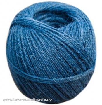 Pølsehyssing, Blå bomull - ca 150m. Industri kvalitet!