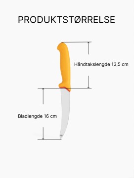 Giesser Kulekniv/rognkniv - gul
