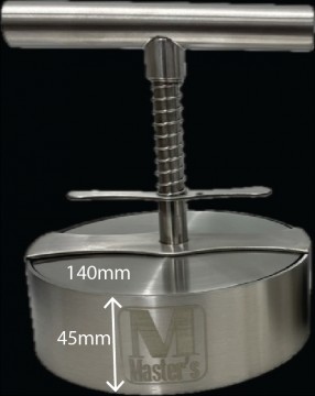 Fjærbelastet Hamburgerpresse - Ø 140mm